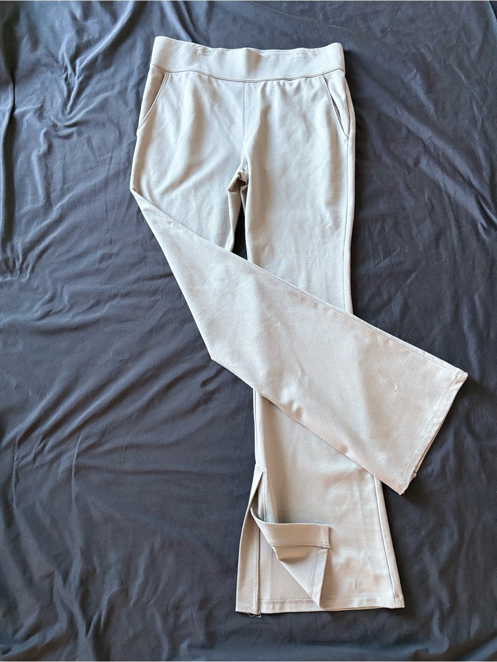Stylus Women’s Gray Flare Stretch Pants